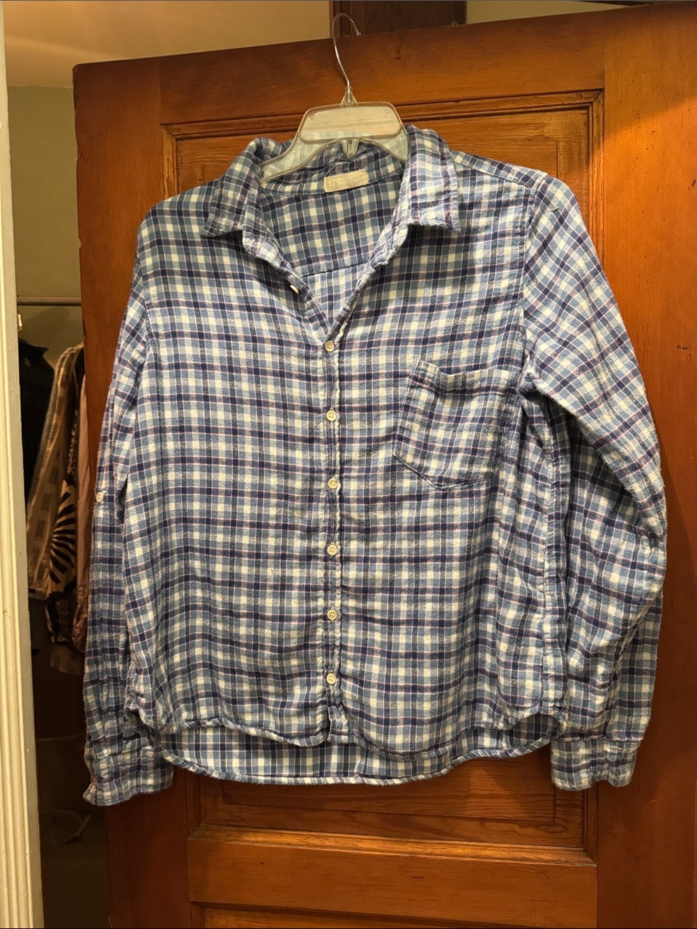 CP Shades Blue Plaid Button-Down Shirt
